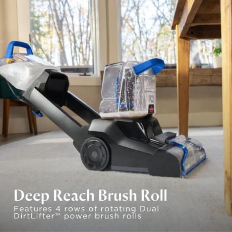  بيسيل جهاز تنظيف السجاد PowerClean 2X، أسود وأزرق 