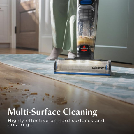  بيسيل مكنسة تنظيف متعدد الأسطح OmniFind لاسلكية، أسود وأزرق 