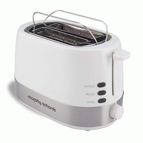 Morphy Richards Toaster 2 Slices 850W White Color.  