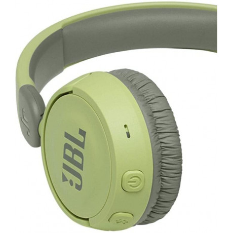  جي بي إل سماعات رأس لاسلكية للأطفال مع ميكروفون مدمج، مدة تشغيل البطارية 30 ساعة، لون أخضر. 