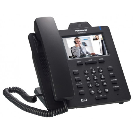  هاتف مكتب لاسلكي لون أسود من PANASONIC 