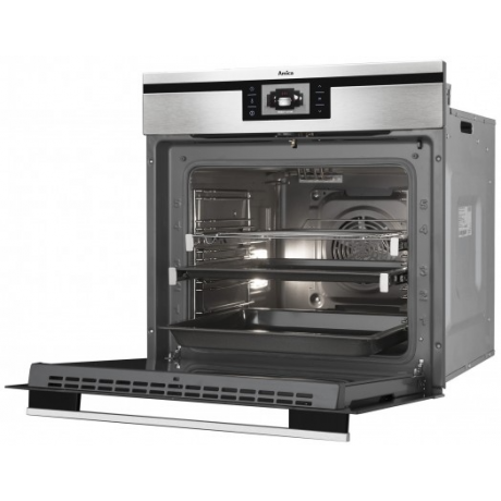  Amica Built-In Electric Oven 60 Cm, 65 Liter Capacity, 12 Programs, 3100 Watts, Stainless Steel. 