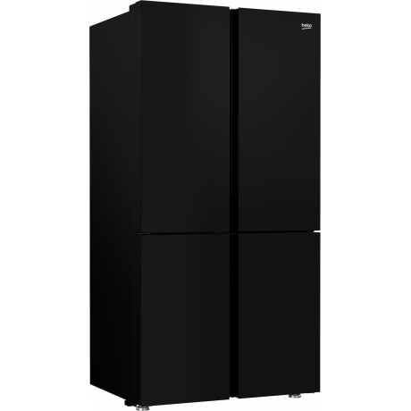 Beko Refrigerator 4 Door Capacity 580 Ltr, Inverter Compressor Save Energy, Black Glass. 