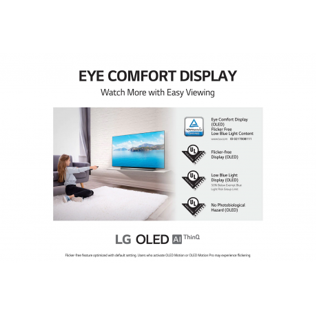 تلفزيون إل جي (A1) OLED، حجم 65 بوصة، ذكي بنظام تشغيل WebOS، تصميم شاشة سينمائية بدقة 4K، صورة وصوت بتقنية الذكاء الاصطناعي، 50 هرتز. 