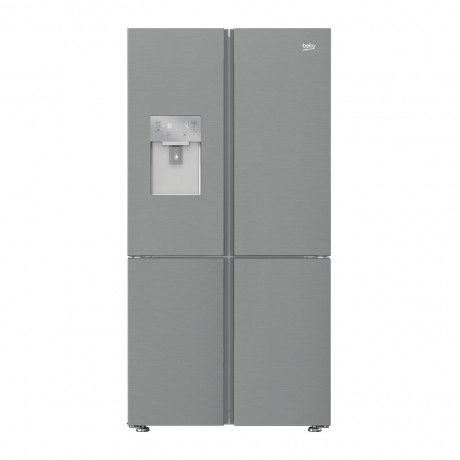  Beko Refrigerator 4 Door Capacity 624 Ltr, Inverter Compressor Save Energy, ​Silver Color 