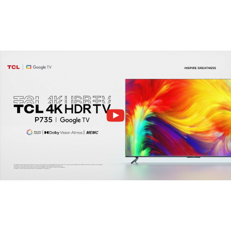  TCL Television LED P7 Series Size 85 Inch 4K UHD Smart Google TV. 