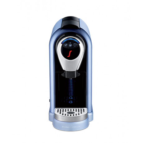 ماكينة صنع قهوة اسبريسو سيجافريدو 1 PLUS أزرق فاتح + 30 كبسولة مجانية 