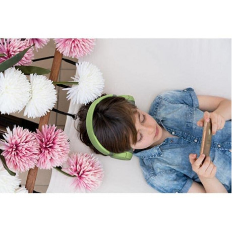  JBL Headphones Wireless Kids (On-Ear) Bulit-in Mic , 30 Hours Battery Life, Green Color. 