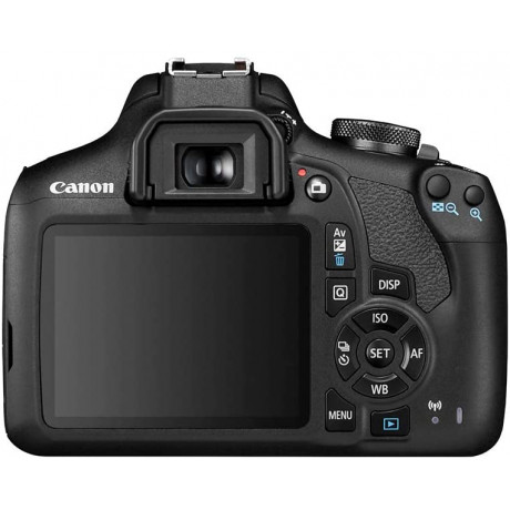 Canon Camera 2000D+18-55mm IS DSLR DIGIC4+ 3.0" LCD Wi-Fi Bag & Card 