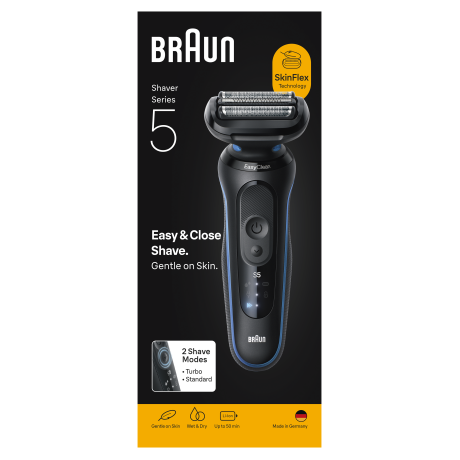  براون ماكينة حلاقة Series 5 لون أزرق وأسود 