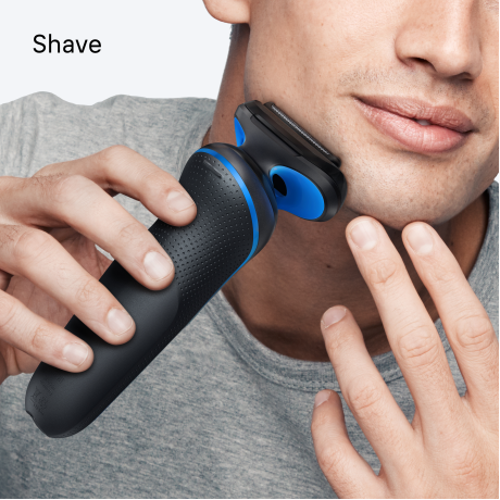  براون ماكينة حلاقة Series 5 لون أزرق وأسود 