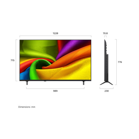  إل جي تلفزيون NanoCell فئة NU840 إصدار كأس العالم حجم 55 بوصة 4K ذكي بنظام webOS  