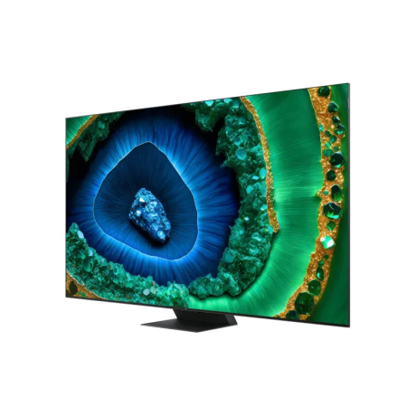  تي سي إل تلفزيون QLED فئة C8 حجم 65 بوصة 4K UHD ذكي بنظام تشغيل جوجل تي في. 