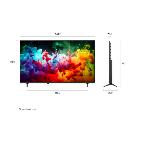  إل جي تلفزيون QNED فئة QNED72 إصدار كأس العالم حجم 65 بوصة 4K ذكي بنظام webOS 