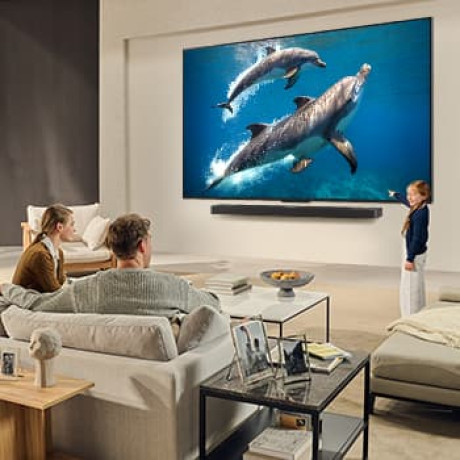  إل جي تلفزيون QNED، فئة QNED80، حجم 65 بوصة بدقة 4K UHD، ذكي بنظام تشغيل WebOS. 