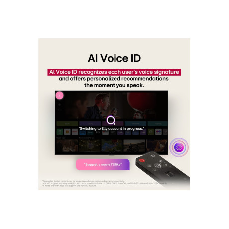  إل جي تلفزيون QNED، فئة QNED80، حجم 65 بوصة بدقة 4K UHD، ذكي بنظام تشغيل WebOS. 