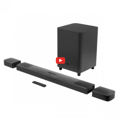  JBL Sound Bar 820W Bar 9.1 True Wireless Surround Dolby Atmos Detachable Speakers Black Color. 