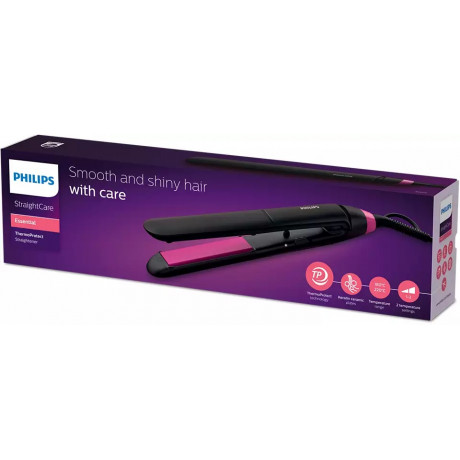  Philips Hair Straightener ThermoProtect Technology, Temperature 220° C, Black Color. 