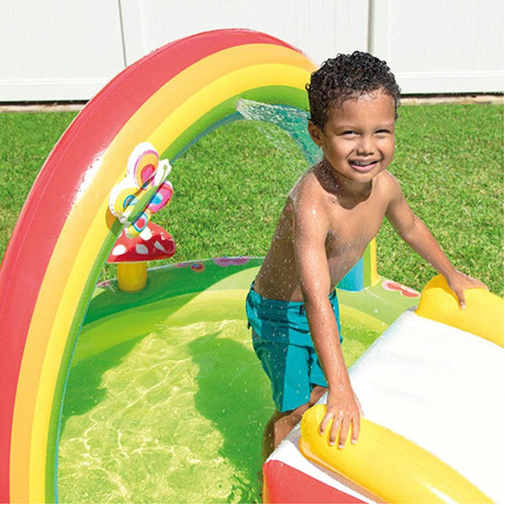 Pool Inflatable (Rainbow) Size 290*180*104 cm from INTEX 