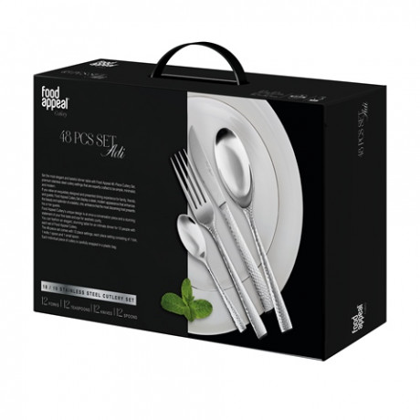 Cutlery Set 48 pieces Stainless Steel ADI Series from Food Appeal 