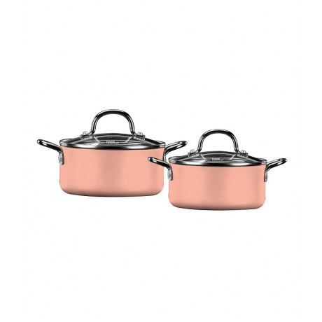 Cookware Set 4 Pieces(pot:14+16 cm) EveryDay Plus Vintage Cream Color from Food Appeal 