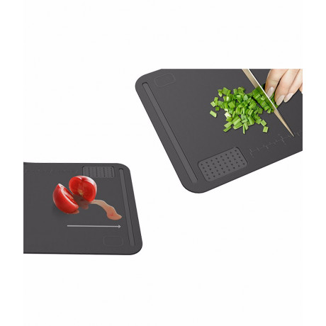  Food Appeal Cutting Board 39.5cm, Elemental Series, Black Color. 