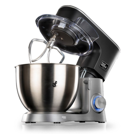  فود أبيل عجانة 1100 واط رمادي وفضي 