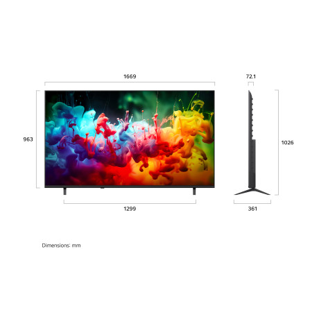  إل جي تلفزيون QNED فئة QNED72 إصدار كأس العالم حجم 75 بوصة 4K ذكي بنظام webOS 