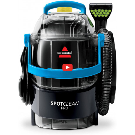  Bissell Spot Cleaner Handheld for Upholstery and Carpet 750W, Multiclean, Blue/Black Color. 
