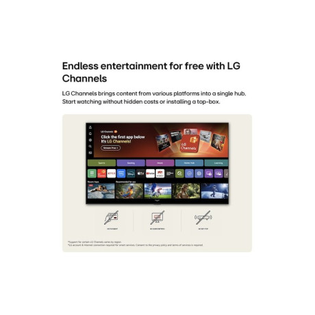  إل جي تلفزيون NanoCell فئة NU840 إصدار كأس العالم حجم 85 بوصة 4K ذكي بنظام webOS 