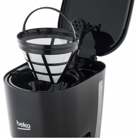  Beko Filter Coffee Machine 1100W, Prepare Up to 10 Cups, Black Color. 