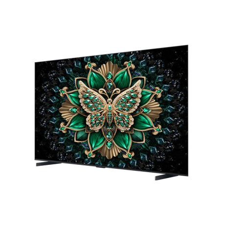  تي سي إل تلفزيون QLED فئة C6K حجم 98 بوصة 4K UHD ذكي بنظام تشغيل جوجل تي في. 