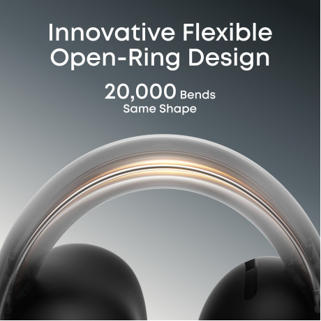  ساوندكور سماعات أذن لاسلكية AeroClip لون أسود 