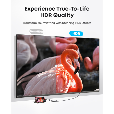  أنكر كابل USB-C إلى HDMI بطول 1.8 متر لون أسود 