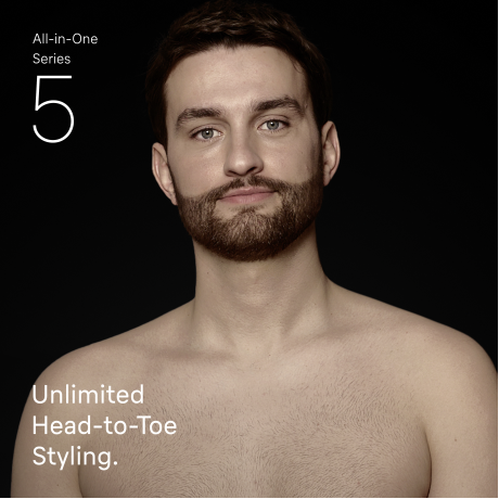  براون ماكينة حلاقة الشعر Series 5 Styler لون أسود ورمادي 