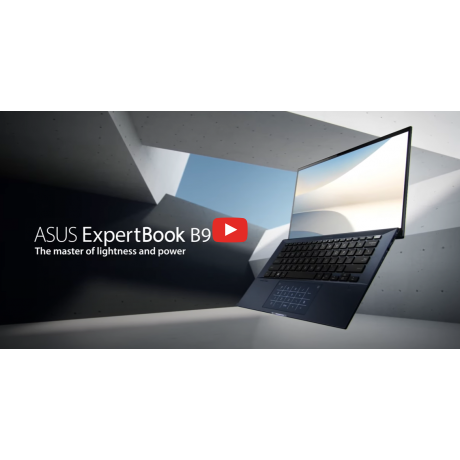  أسوس لابتوب حجم 14 بوصة ExpertBook B9، معالج انتل كور i7، ذاكرة 16 جيجا/512 جيجا SSD، نظام تشغيل ويندوز 11 برو، لون أسود. 