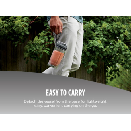  نوتري نينجا خلاط 650 مل لون رمادي 