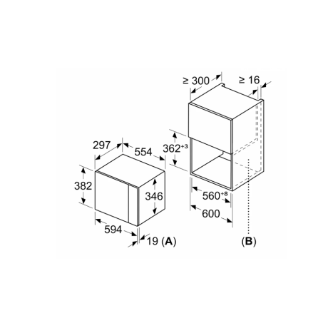  سيمنز ميكروويف بلت إن سعة 20 لتر أسود 