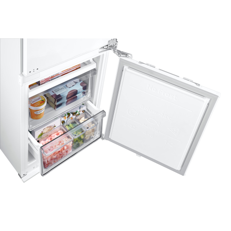  سامسونج ثلاجة بلت إن فريزر سفلي سعة 267 لتر، أبيض ثلجي. 