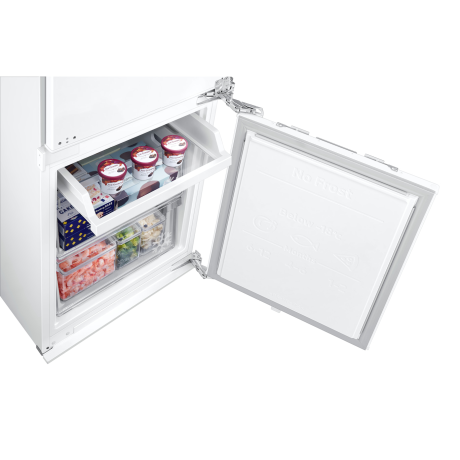  سامسونج ثلاجة بلت إن فريزر سفلي سعة 267 لتر، أبيض ثلجي. 