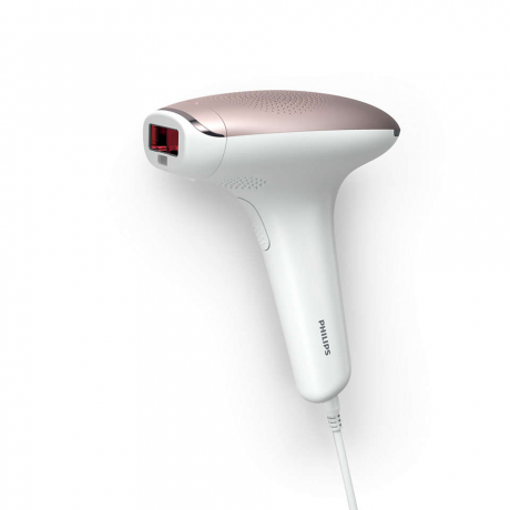  فيليبس جهاز إزالة الشعر بتقنية IPL باستخدام الومضات 250,000 ومضة، استخدام سلكي لون أبيض. 