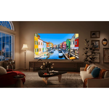  تي سي إل تلفزيون QLED فئة C6 حجم 55 بوصة 4K UHD ذكي بنظام تشغيل جوجل تي في. 