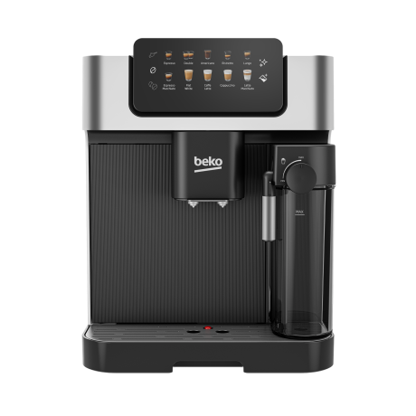  بيكو ماكنة تحضير قهوة إسبرسو 1350 واط، 10 برامج مع مضخة ضغط 19 بار، لون أسود. 