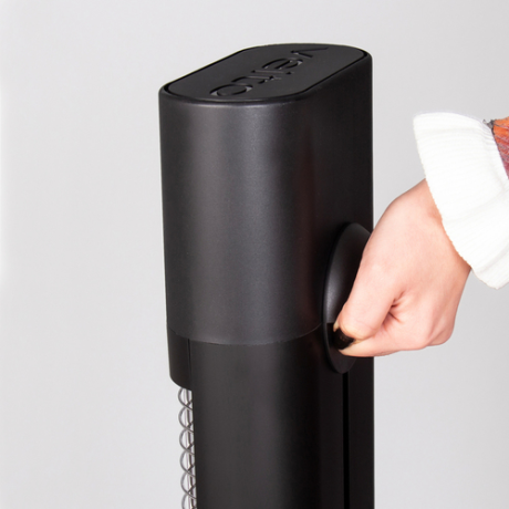  سمارتير مدفأة Veito بقدرة 1200 واط، لون أسود. 