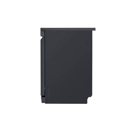  إل جي جلاية 10 برامج، سعة 14 طقم، ماتور انفرتر دفع مباشر موفر للكهرباء، 3 رفوف، أسود غير لامع. 