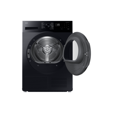  سامسونج نشافة سعة 9 كغم، نظام مضخة حرارية موفر للكهرباء، 14 برنامج، أسود. 