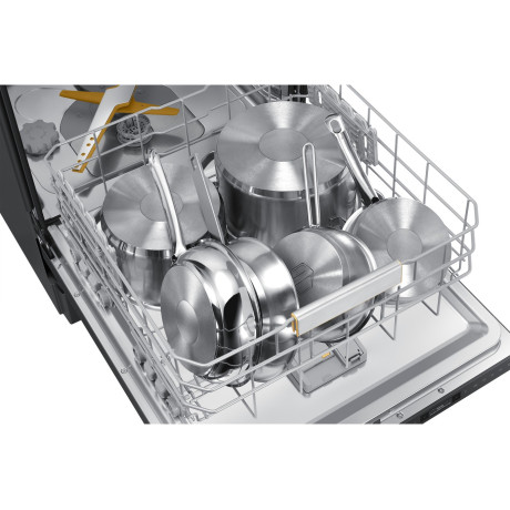  سامسونج جلاية، 11 برامج، سعة 14 طقم، ماتور انفرتر ، 3 رفوف، أسود غير لامع 