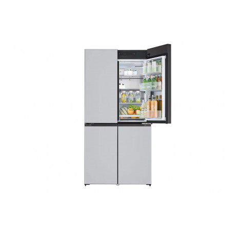  LG Refrigerator InstaView 4 Door Capacity 632 Ltr, Inverter Compressor Save Energy, Silver Glass. 