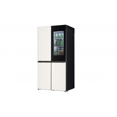  LG Refrigerator InstaView 4 Door Capacity 632 Ltr, Inverter Compressor Save Energy, Beige Glass. 