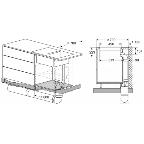  سيمنز طباخ الحث المغناطيسي مع شفاط بلت إن 80 سم زجاج أسود 